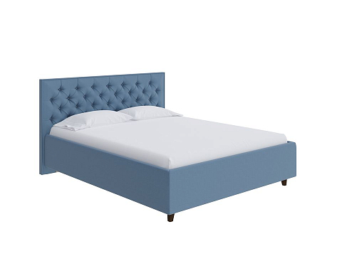 Кровать классика Teona - Кровать с высоким изголовьем, украшенным благородной каретной пиковкой.